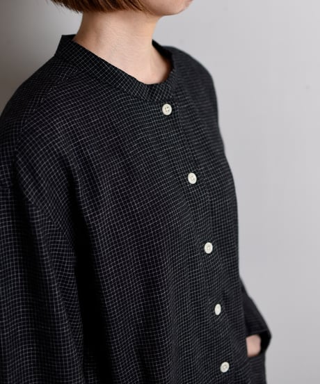 TOAST / Cotton Cashmere Check Shirt