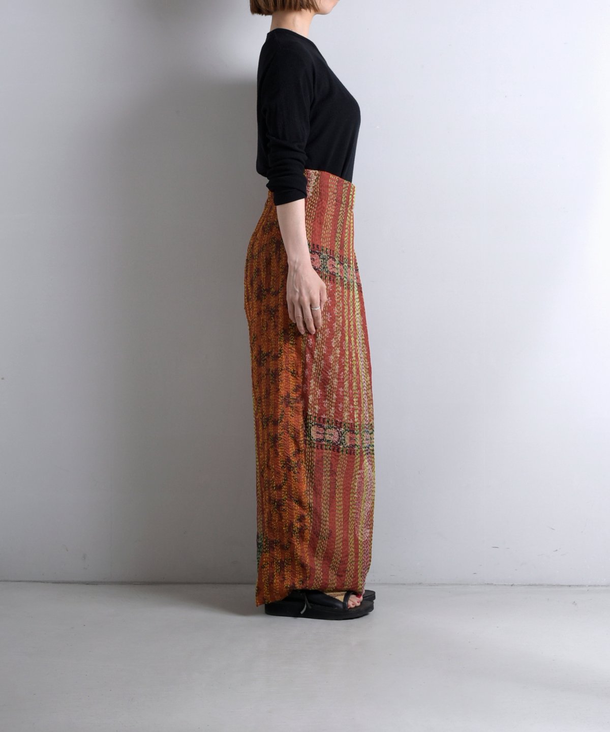 WONDER FULL LIFE KANTHA WRAP PANTS