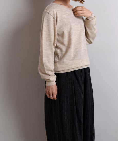 suzuki takayuki / high gauge knitted pullover