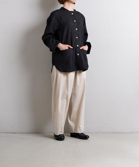 TOAST / Cotton Cashmere Check Shirt