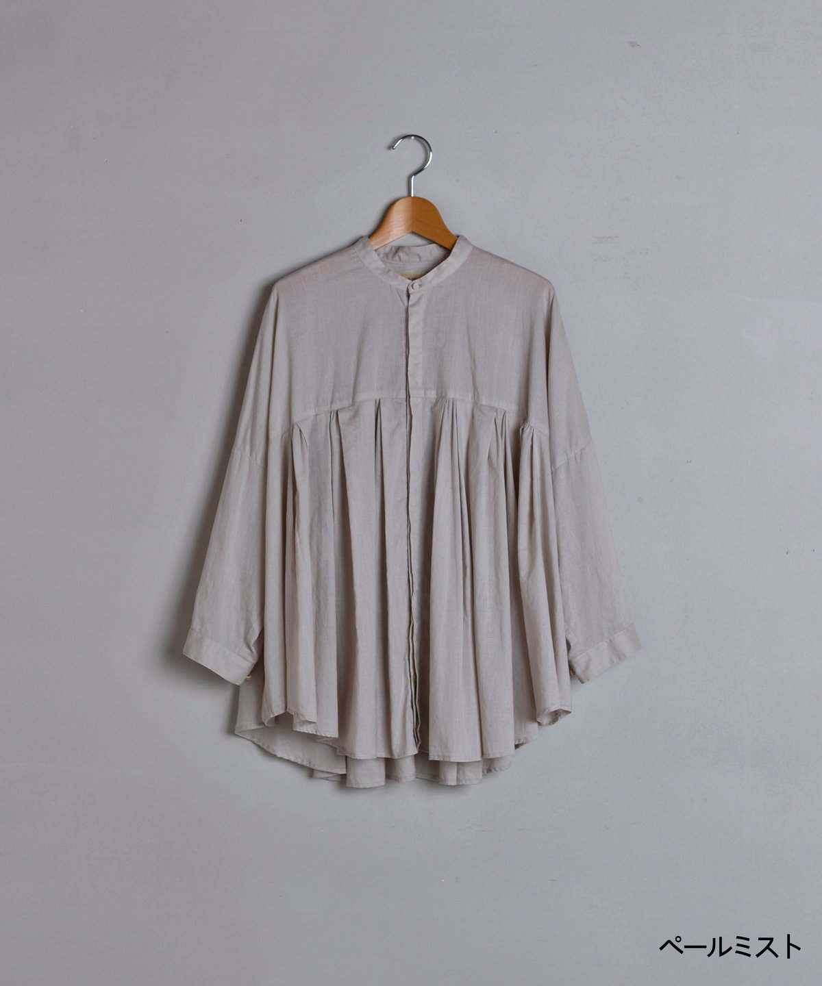 suzuki takayuki / tucked cape blouse | Taine On