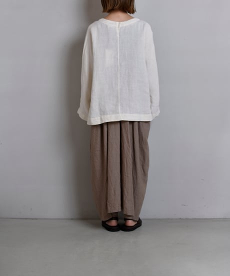TOAST / Garment Dyed Linen Top