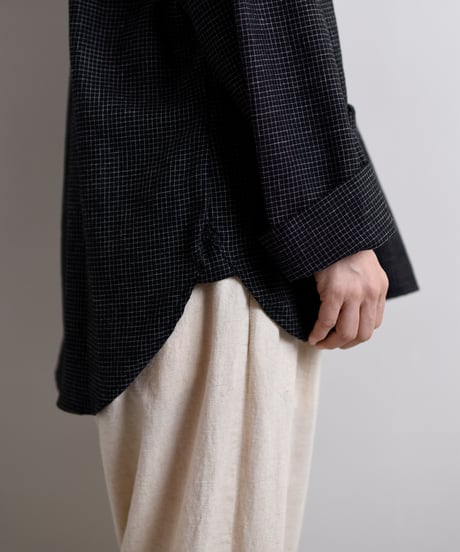 TOAST / Cotton Cashmere Check Shirt