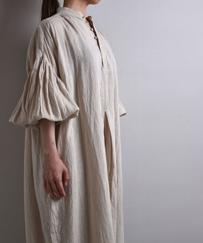 suzuki takayuki / puff-sleeve dress | Taine Onl...