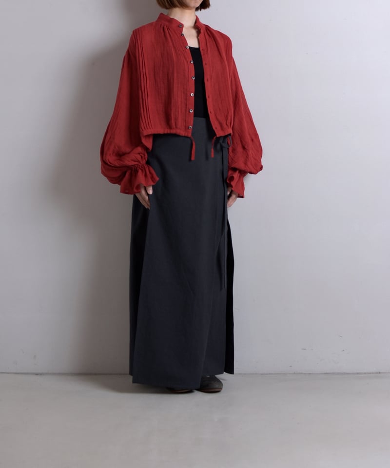 suzuki takayuki / pin-tuck bolero | Taine Onlin