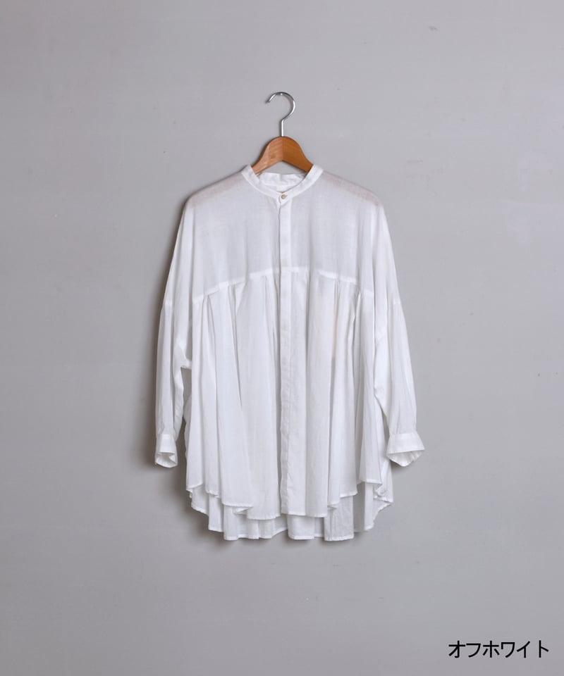 suzuki takayuki / tucked cape blouse | Taine On