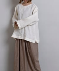 TOAST / Garment Dyed Linen Top