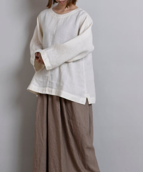 TOAST / Garment Dyed Linen Top