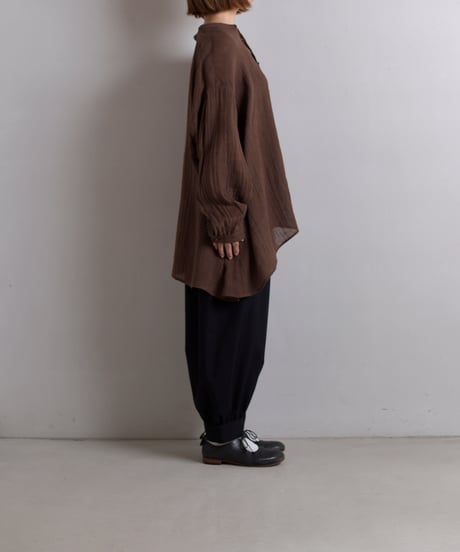 suzuki takayuki / gauze pullover blouse