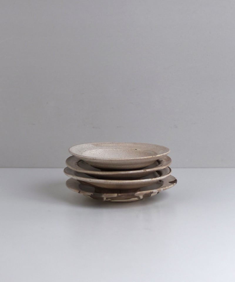 櫻井美奈子 / ①リムプレート 小 (栗渋) | Taine Online Store