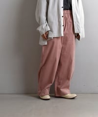 TOAST / Cord Barrel Leg Trousers
