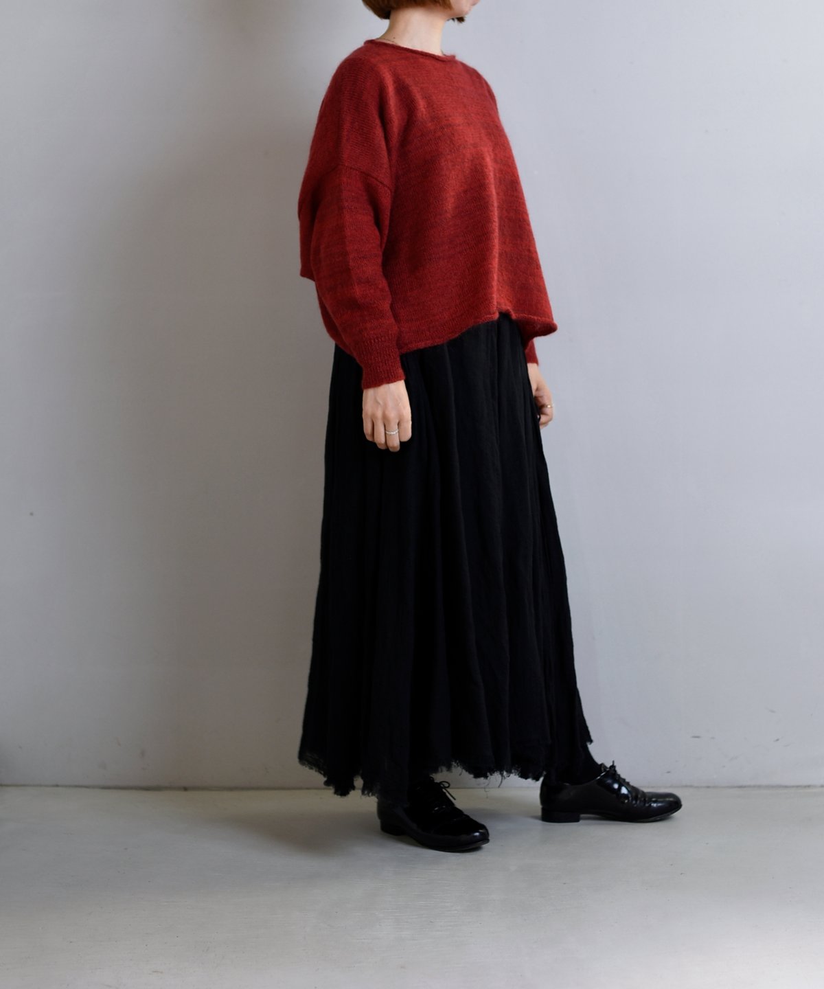 suzuki takayuki / fulling knitted cape | Taine