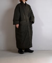 TOAST / Padded Cotton Wrap Coat