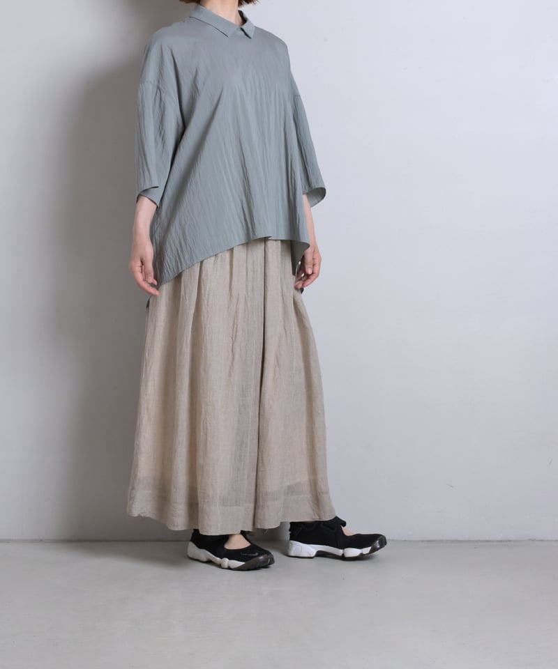NO CONTROL AIR / 衿付きプルオーバーシャツ | Taine Online Store