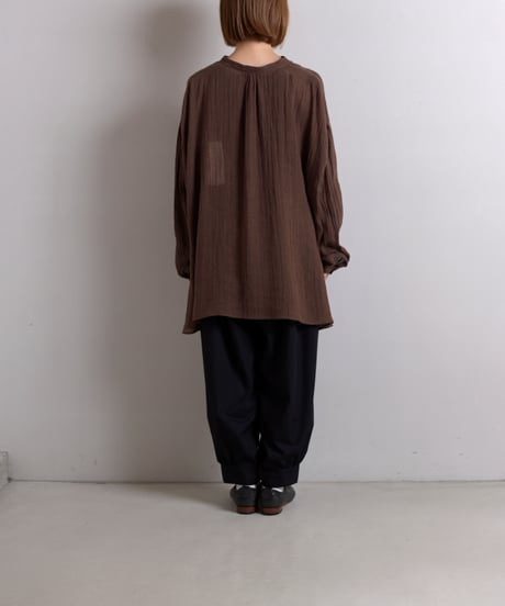 suzuki takayuki / gauze pullover blouse