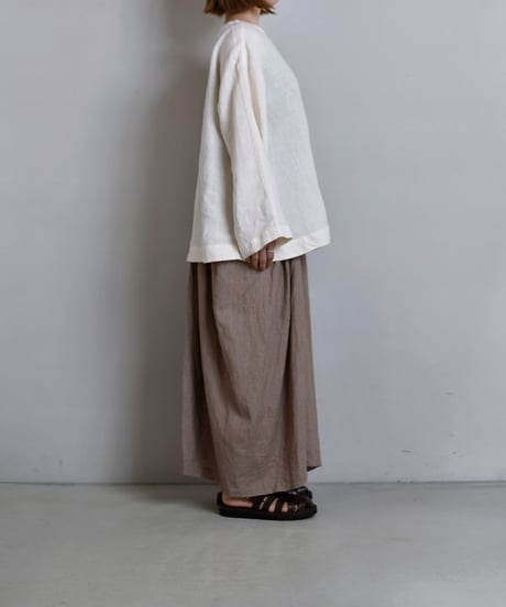 TOAST / Garment Dyed Linen Top
