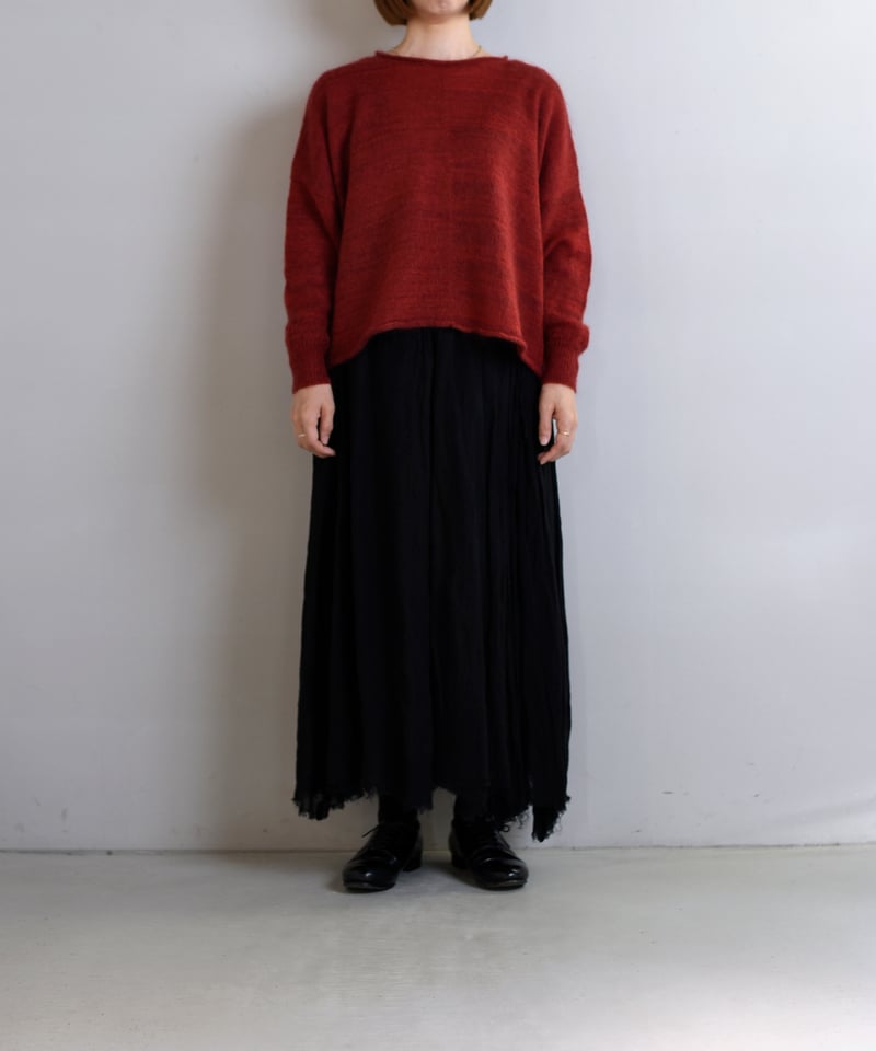 suzuki takayuki / fulling knitted cape | Taine