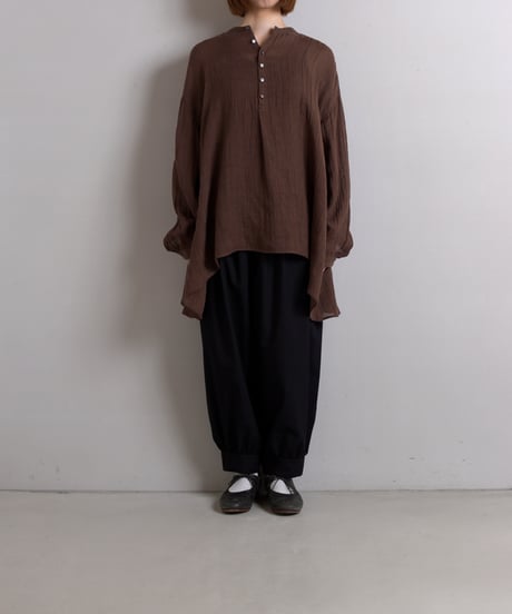 suzuki takayuki / gauze pullover blouse