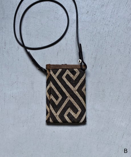 【LIMITED EDITION】COUNTERPOINT <KUBA BAG #12> PETANKO