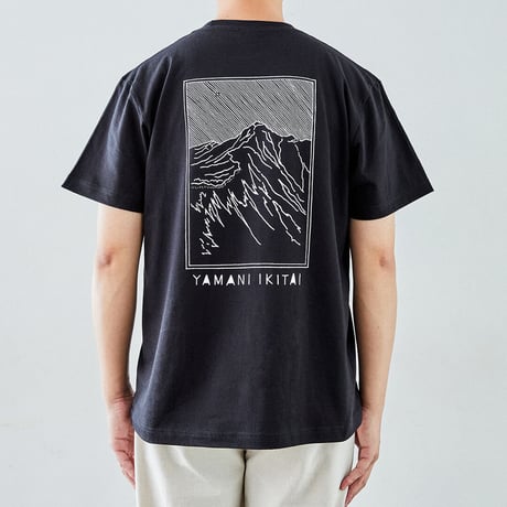 YAMANIIKITAI BACKPRINT Tシャツ　ブラック
