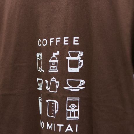 COFFEE NOMITAI Tシャツ　D.BROWN
