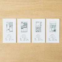 メッセージカードセット　生活