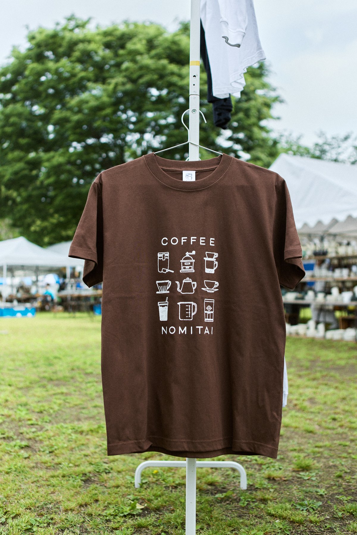 COFFEE NOMITAI Tシャツ D.BROWN | 野台 / yatai