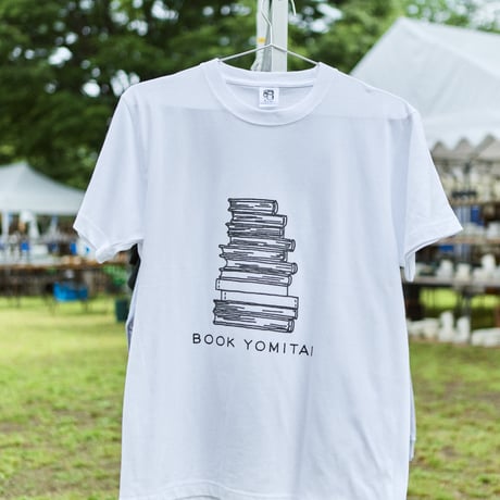 BOOK YOMITAI Tシャツ WHITE