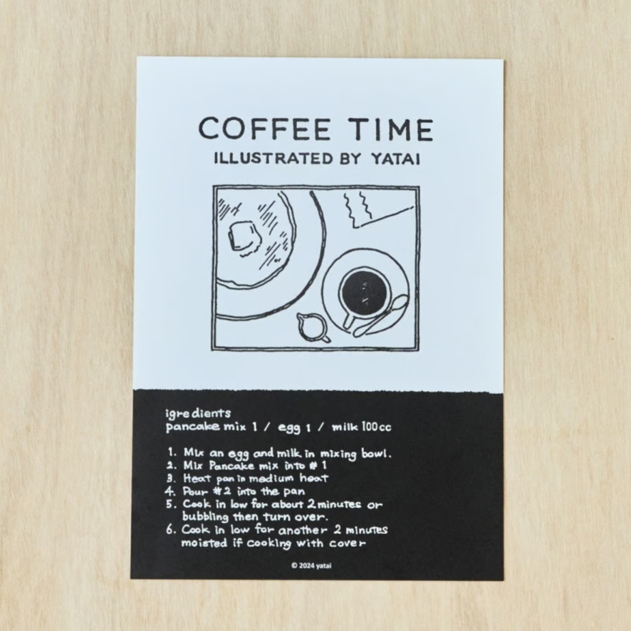 フレーム付き★活版印刷 ポスター 活版印刷A4ポスター COFFEE TIME | 野台 / yatai