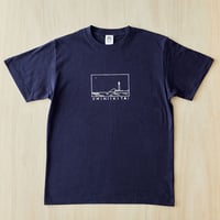 UMINIIKITAITシャツ（ネイビー）