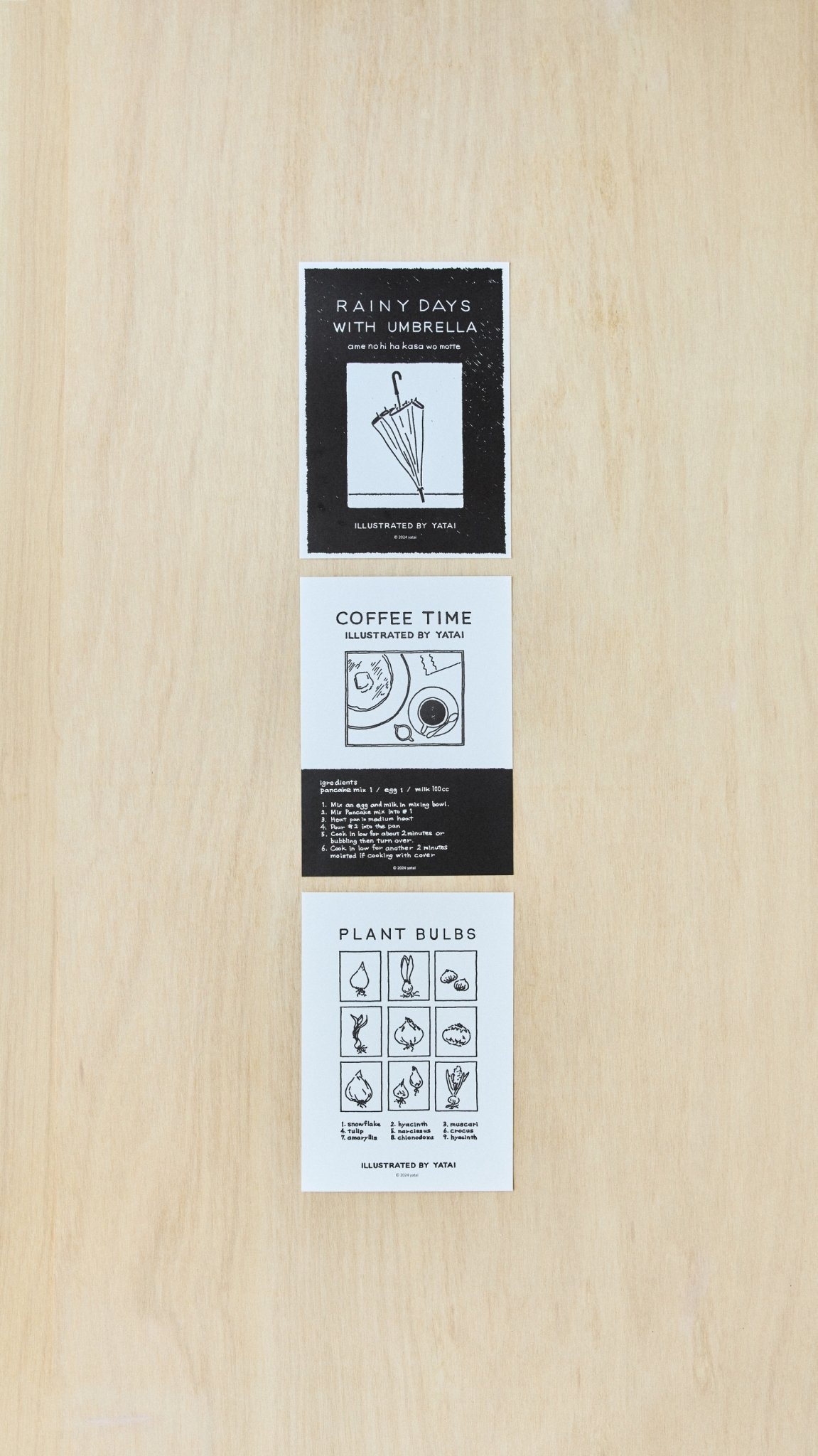 活版印刷A4ポスター COFFEE TIME | 野台 / yatai