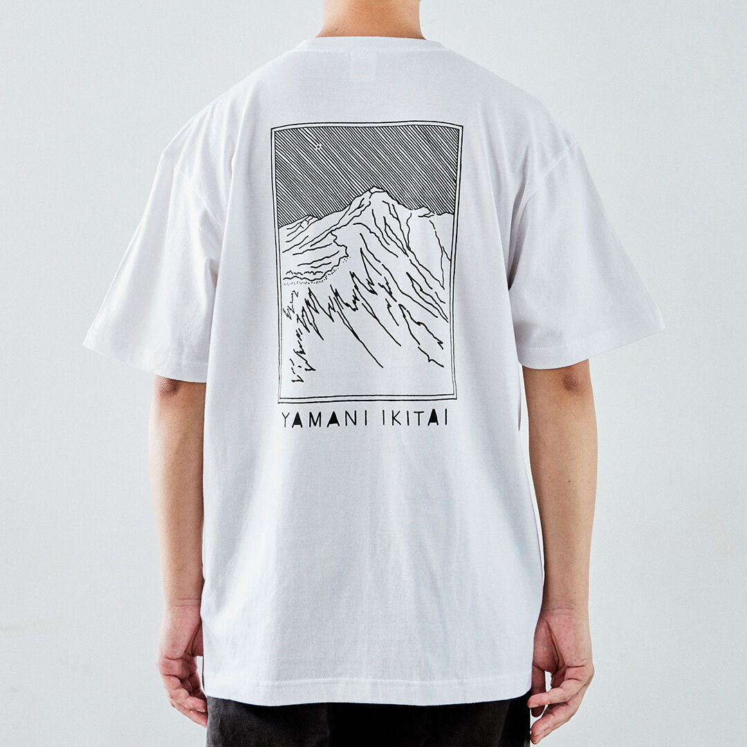 YAMANIIKITAI BACKPRINT Tシャツ ホワイト | 野台 / yatai