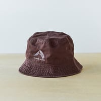 YAMANIIKITAI 刺繍バケットハット D.BROWN