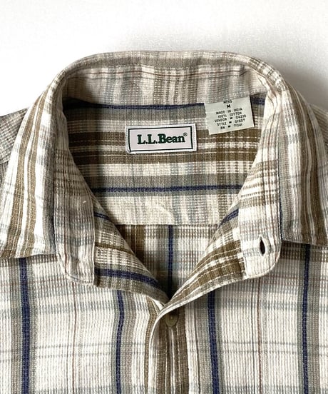 90's L.L.Bean plaid shirt.