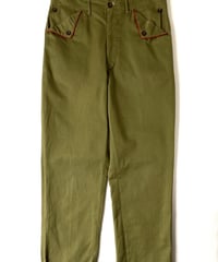 60's BOY SCOUT cotton slacks pants.