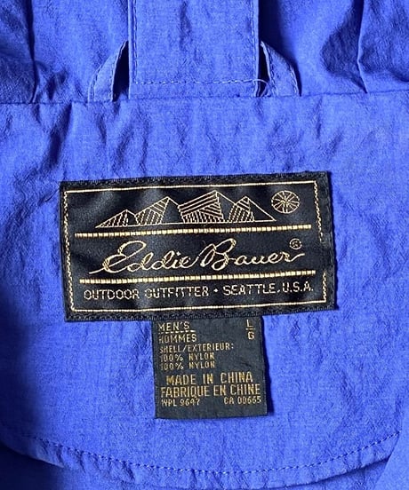 80's Eddie Bauer nylon anorak parka jacket.