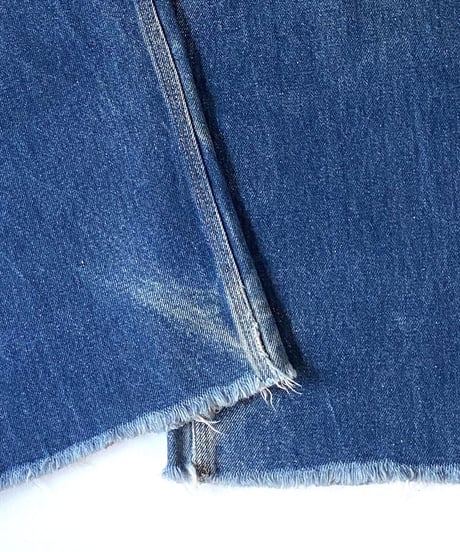 90's BEN DAVIS denim painter pants cut off.