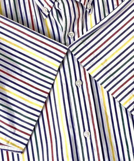 90's L.L.Bean stripe pattern shirt.