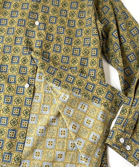 60's Care Free by Ascot open coller box shirt.