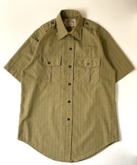 70〜80's Eddie Bauer safari shirt.