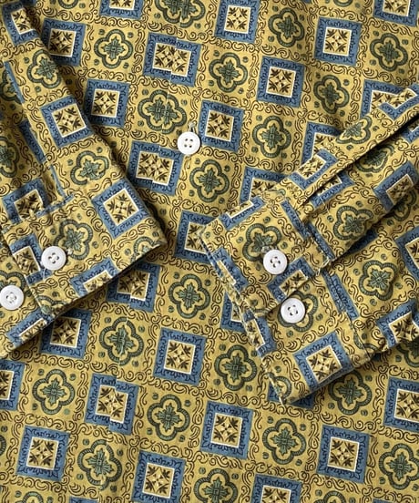60's Care Free by Ascot open coller box shirt.