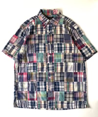 Brooks Brothers patchwork pattern shirt.