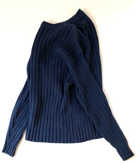 90's GAP cotton rib knit sweater.