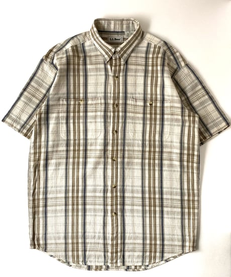 90's L.L.Bean plaid shirt.