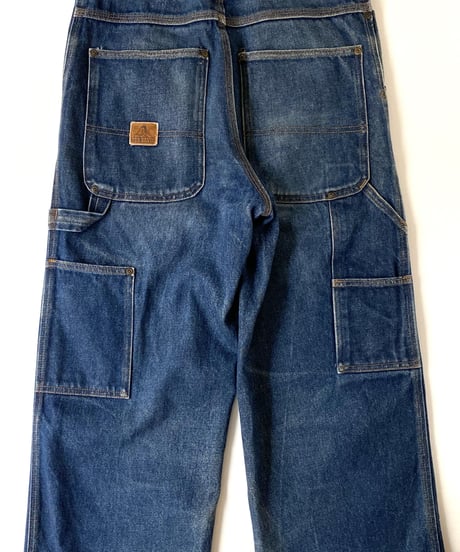 90's BEN DAVIS denim painter pants cut off.