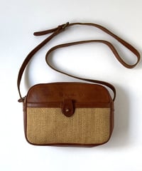 Ralph Lauren leather shoulder bag.
