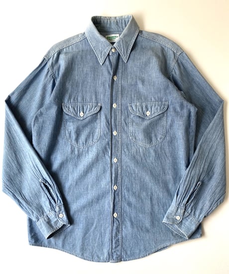 70's OSHKOSH chambray shirt.