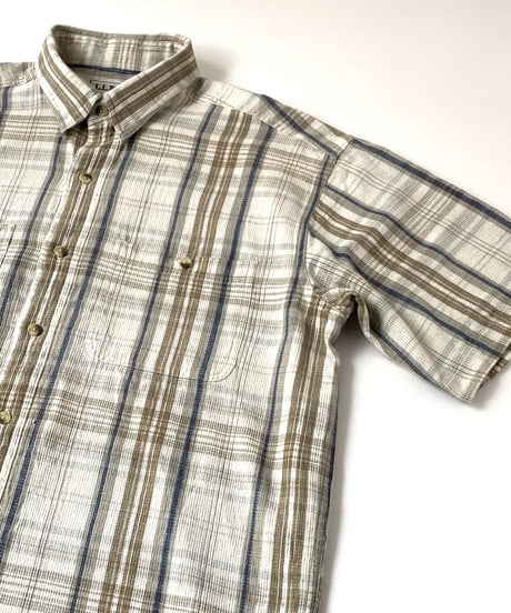 90's L.L.Bean plaid shirt.