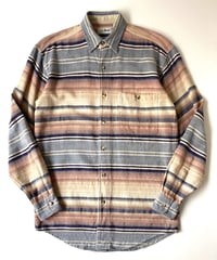 90〜00's L.L.Bean native pattern shirt.