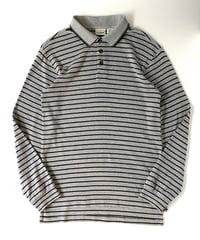 90's L.L.Bean long sleeve polo shirt.